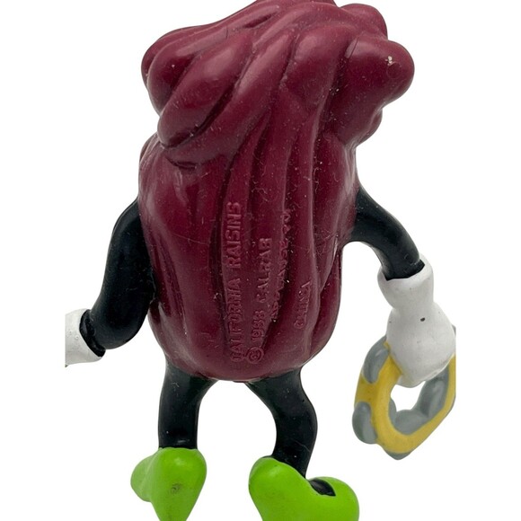 Vintage Calrab Female California Raisins 2" Figures 1988 Girl PVC Toys - Picture 3 of 5